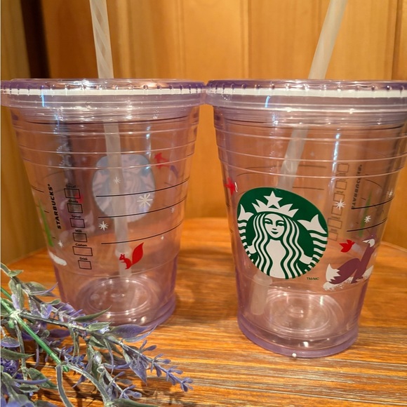 Starbucks 2011 Holiday Christmas Cold Cups/tumbler - Picture 2 of 10